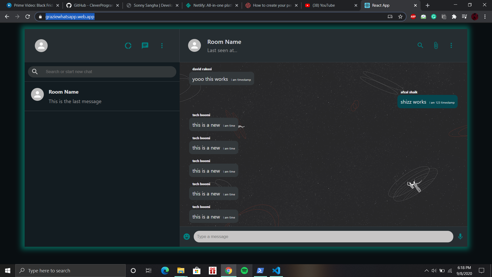 MERN Stack WhatsApp Clone